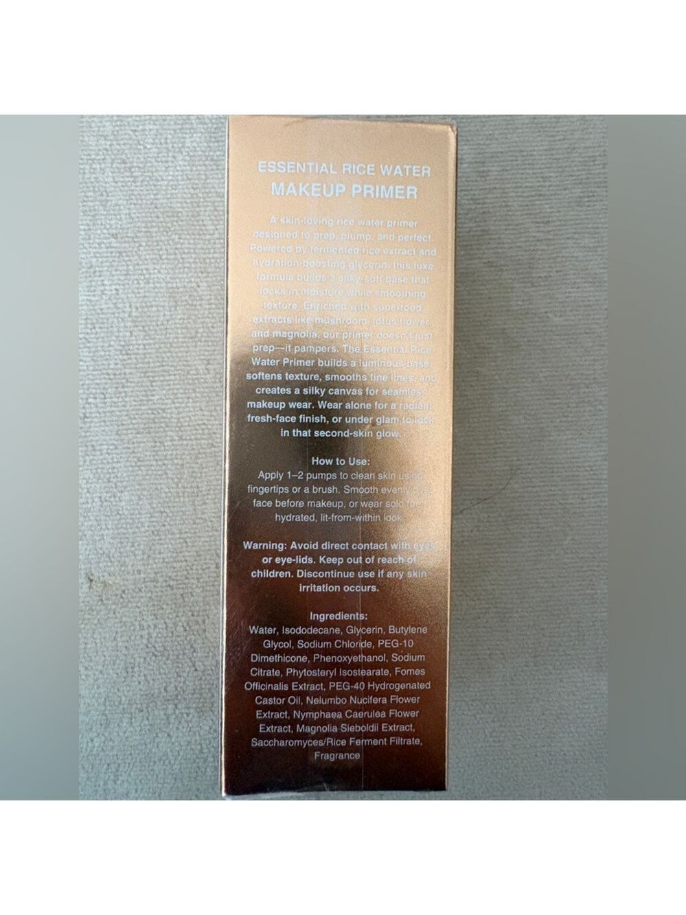 BISHA Essential Rice Water Makeup Primer New In Box - Picture 3 of 6